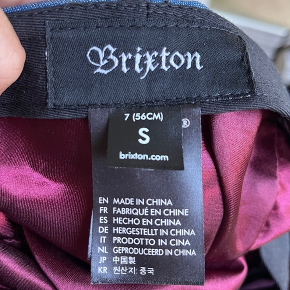 Brixton Hooligan Chambray Hat size Small - Picture 5 of 6